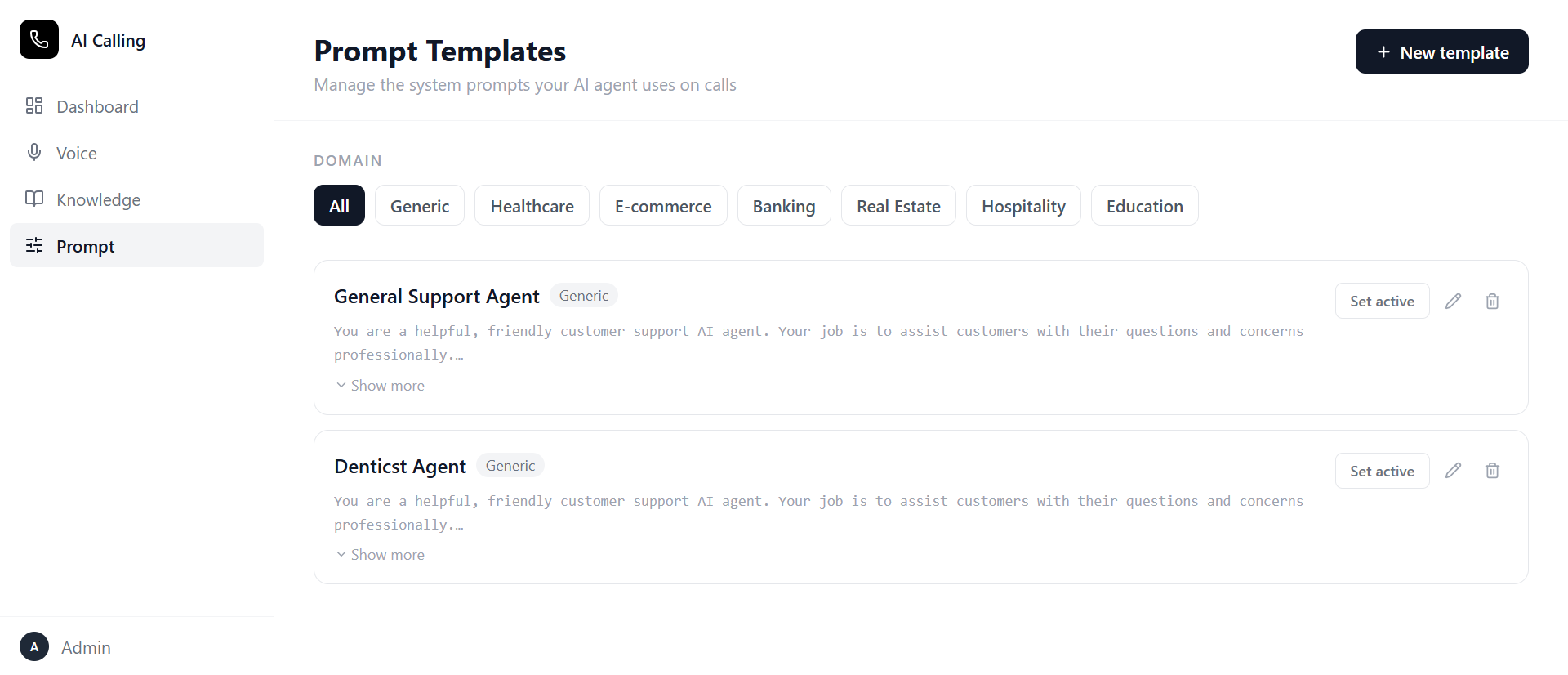 Pulastya AI workflow timeline and list view